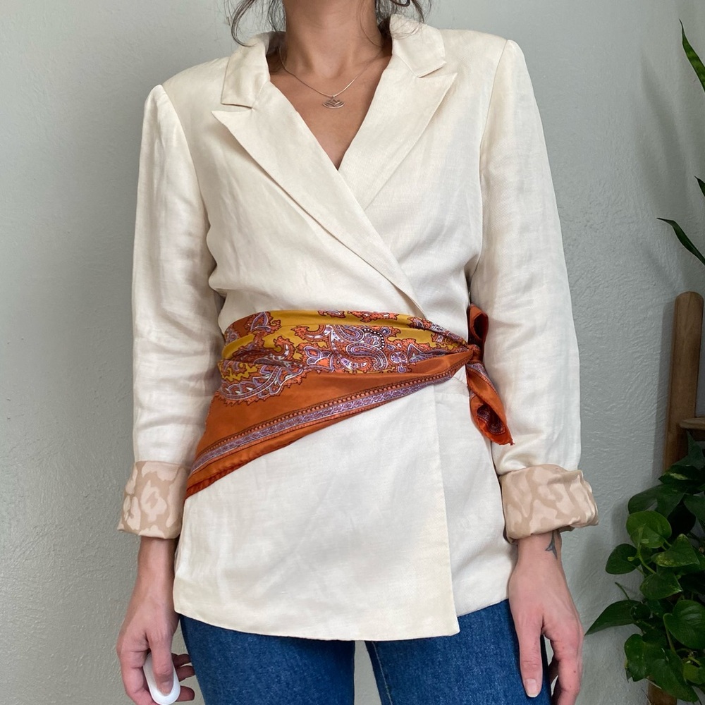 Scotch & Soda linen blend blazer